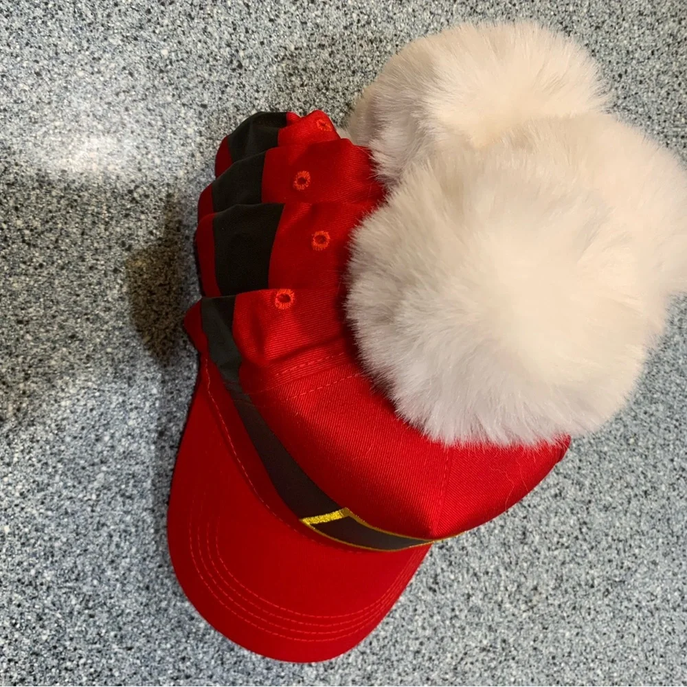 Christmas Santa Baseball Cap Adjustable Adult. NEW | 4 Pack